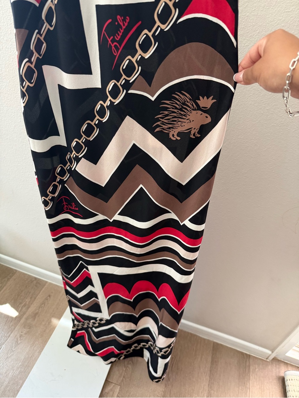 PUCCI Istrice-print long dress - Picture 8 of 14
